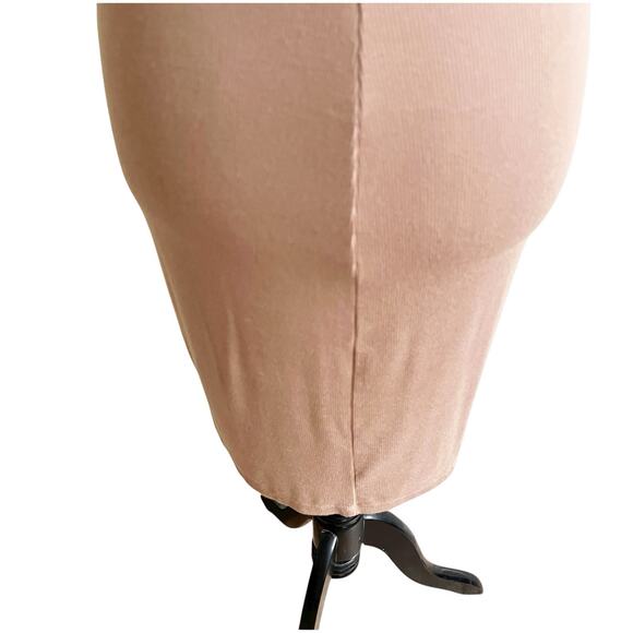 L’agence Ellis Ribbed Midi Dress In Ginger Size Small Bodycon Beach - Picture 5 of 11